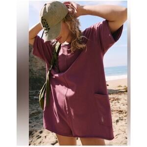 FREE PEOPLE MOVEMENT HOT SHOT TEE ROMPER - NWOT